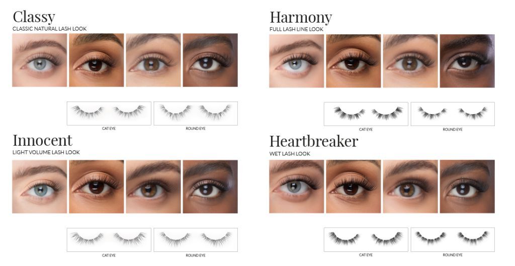 pre glued lashes clusters nanolash